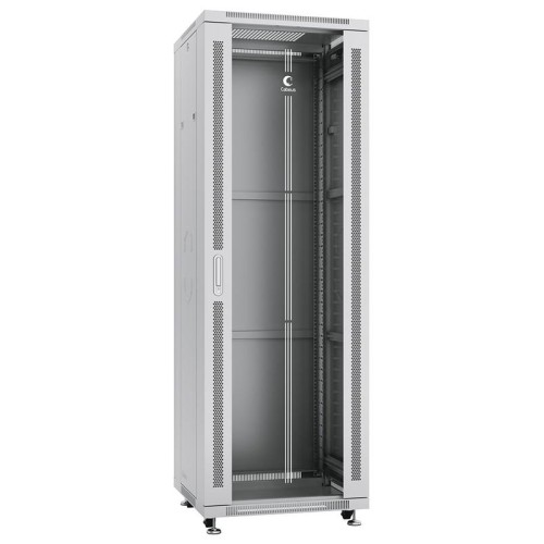 Шкаф монтажный телекоммуникационный напольный SH-05C-37U60/80 19дюйм 37U 600х800х1833мм для распреде