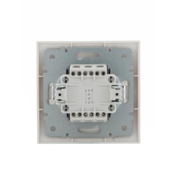 Переключатель проходной 2-кл. СП Deriy 10А бел. LEZARD 702-0202-106