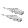 Патч-корд Slim Line U/UTP LSZH кат.6A 1м бел. Eurolan 21S-UA-01WT