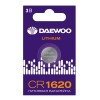 Элемент питания литиевый CR1620 3В BL-1 (блист.1шт) DAEWOO 5058019