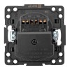 Розетка 1-м СП Стокгольм 16А USB A+C с заземл. защ. шторки винтов. клеммы механизм черн. EKF EZR16-2