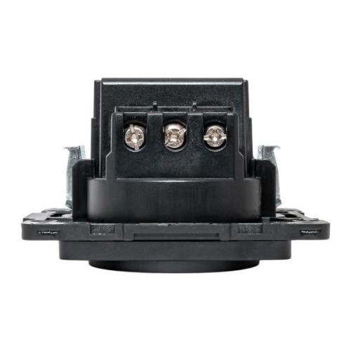 Розетка 1-м СП Стокгольм 16А USB A+C с заземл. защ. шторки винтов. клеммы механизм черн. EKF EZR16-2