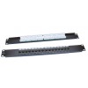 Патч-панель 19дюйм 1U кат.5E 16 портов RJ45 Dual IDC ROHS PP3-19-16-8P8C-C5E-110D черн. Hyperline 24