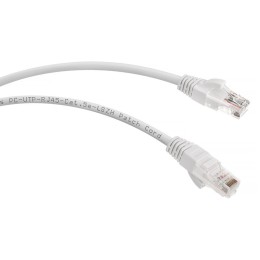 Патч-корд U/UTP кат.5E PC-UTP-RJ45-Cat.5e-5m-WH-LSZH 2хRJ45/8p8c неэкранир. LSZH 5м бел. Cabeus 9493