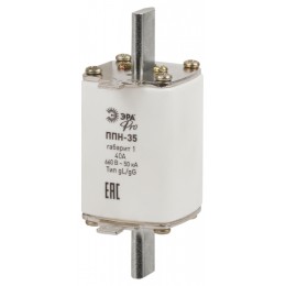 Плавкий предохранитель ЭРА PRO ppn-35-1-40 ППН-35, габарит 1, 40А