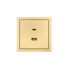 Розетка Type-C+ USB разъем СП ZIMA IP20 зол. LEZARD 704-3688-192TC