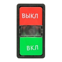 Кнопка AS-22N "Пуск-Стоп" прямоугольная 220В NO+NC EKF pbn-as-rec