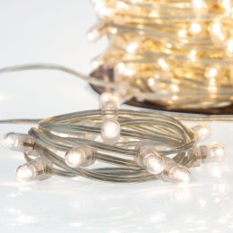 Гирлянда светодиодная "LED ClipLight" шаг 15см 665LED тепл. бел. 80Вт 12В IP65 эффект мерцания flash