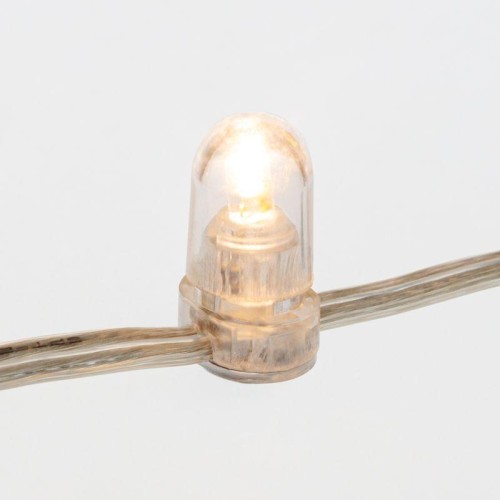 Гирлянда светодиодная "LED ClipLight" шаг 15см 665LED тепл. бел. 80Вт 12В IP65 эффект мерцания flash
