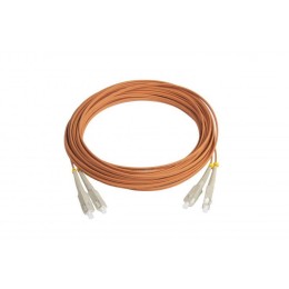 Патч-корд FC-D2-50-SC/PR-SC/PR-H-10M-LSZH-OR волоконно-оптический (шнур) MM50/125 SC-SC 2мм duplex L