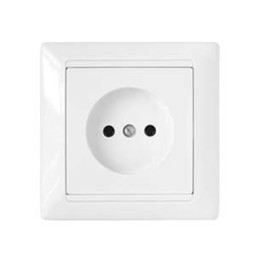 Розетка 1-м СП 16А IP20 с заземл. бел. Bylectrica РС16-305