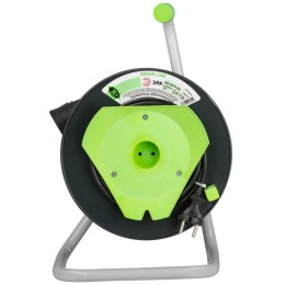 Удлинитель на пластик. катушке 1х20м без заземл. GAZ-2x0.75-20m Greenline ПВС 2х0.75 Эра Б0065142