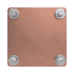 Соединитель полоса-полоса 25-40мм с разделит. пластиной 80х70мм медь DKC NG3105CU