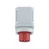 Вилка настенная 125А 3P+E+N 400В IP67 DKC DIS245M12597