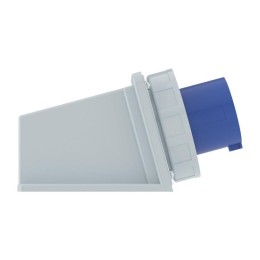 Вилка настенная 125А 2P+E 250В IP67 DKC DIS245M12593