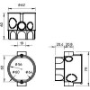 Коробка монтажная 60х60мм UG 60 VD OBO 2003019