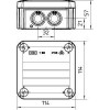Коробка распределительная 114х114х57мм T60 RO-LGR OBO 2007638