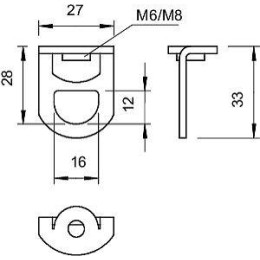 Крюк потолочный 2990 M6 G OBO 3462862