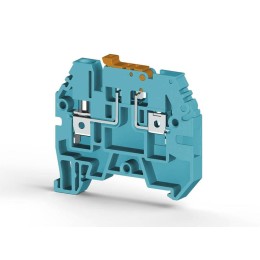 Клеммник с размыкателем на DIN-рейку 4кв.мм син. ASK 3A Klemsan 353101