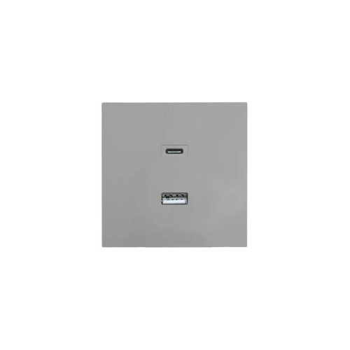 Розетка Type-C+ USB разъем СП ZIMA IP20 сер. матов. LEZARD 704-7488-192TC