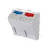 Адаптер 45х45мм для 2 модулей Keystone наклонный бел. Eurolan 16B-45-04WT