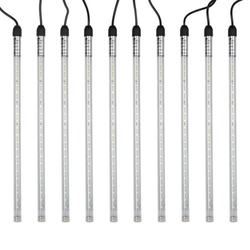 Гирлянда светодиодная "Тающие сосульки" 10шт х 30см шаг 100см 420LED бел. 36Вт 24В IP65 соединяемая