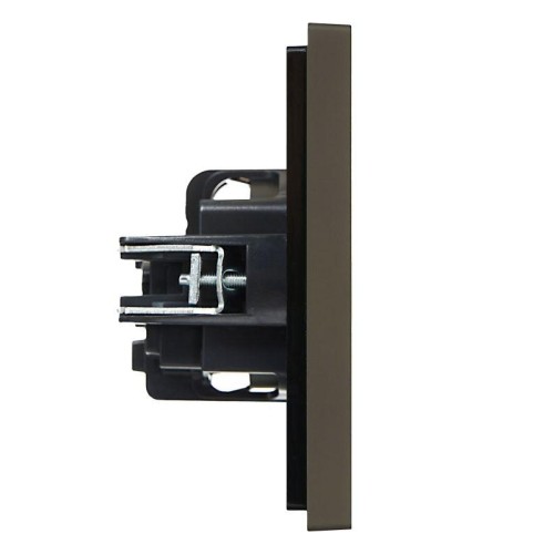 Розетка СП FORTE&PIANO FP315 16А с заземл. защ. шторки винт. крепл. сер. IEK FP-R14-16-K03