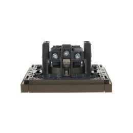 Розетка СП FORTE&PIANO FP315 16А с заземл. защ. шторки винт. крепл. сер. IEK FP-R14-16-K03