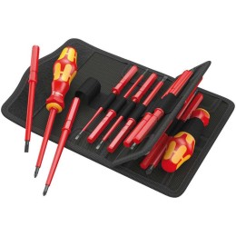 Набор насадок Kraftform Kompakt VDE 17 Universal 1 с 2 отвертками-битодержателями 17 пр. Wera WE-059