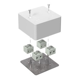 Коробка огнестойкая для кабель-канала 40-0460-FR6.0-8 Е15-Е60 85х85х45 RAL9003 Промрукав 40-0460-FR6