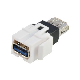 Модуль USB Keystone 3.0 тип A бел. Eurolan 16B-US-03WT