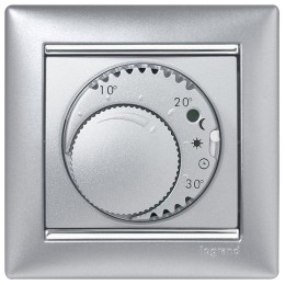 Рамка 1-м Valena горизонт. алюм./серебр. Leg 770351