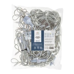 Гирлянда светодиодная "Айсикл" (бахрома) 4х0.6м 128LED тепл. бел. 10Вт 230В IP67 эффект мерцания про