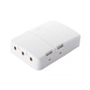 Коробка настенная 3-порт. 2 секции бел. Eurolan 12B-13-33WT