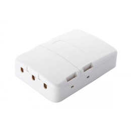 Коробка настенная 3-порт. 2 секции бел. Eurolan 12B-13-33WT