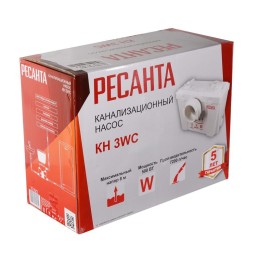 Насос канализационный КН 3WC Ресанта 77/9/2