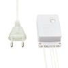Гирлянда светодиодная "Бахрома" 3х0.8м 200LED тепл. бел. 9Вт 220-240В IP20 провод ПВХ прозр. Neon-Ni