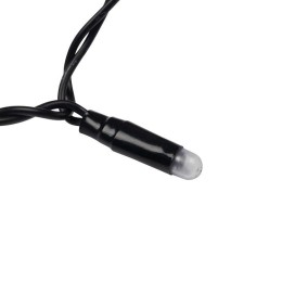 Гирлянда светодиодная "Дождь" 2х0.8м 160LED тепл. бел. 10Вт 230В IP65 эффект мерцания провод черн. (