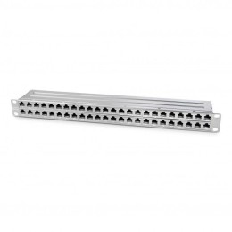 Патч-панель PPHD-19-48-8P8C-C6A-SH-110D высокой плотн. 19дюйм 1U 48 портов RJ45 полный экран кат.6a