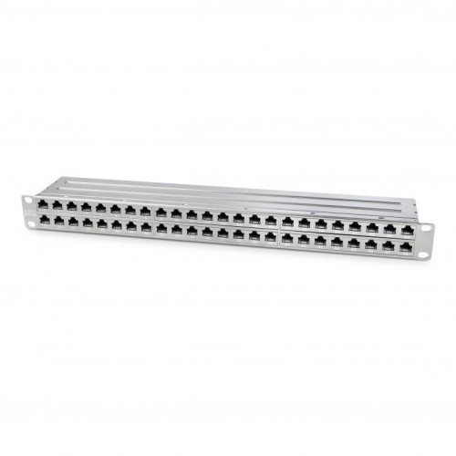 Патч-панель PPHD-19-48-8P8C-C6A-SH-110D высокой плотн. 19дюйм 1U 48 портов RJ45 полный экран кат.6a
