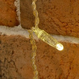 Гирлянда светодиодная "Дождь" 2х6м 768LED тепл. бел. 70Вт 230В IP65 эффект мерцания провод прозр. (п