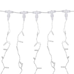 Гирлянда светодиодная "Дождь" 2х6м 768LED тепл. бел. 70Вт 230В IP65 эффект мерцания провод бел. (пар
