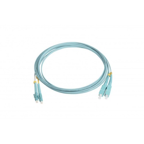 Патч-корд FC-D2-503-LC/PR-SC/PR-H-3M-LSZH-AQ волоконно-оптический (шнур) MM50/125(OM3) LC-SC duplex