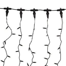 Гирлянда светодиодная "Дождь" 2х6м 768LED тепл. бел. 70Вт 230В IP65 постоян. свечение провод черн. N