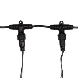 Гирлянда светодиодная "Дождь" 2х6м 768LED тепл. бел. 70Вт 230В IP65 постоян. свечение провод черн. N