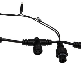 Гирлянда светодиодная "Дождь" 2х6м 768LED тепл. бел. 70Вт 230В IP65 постоян. свечение провод черн. N