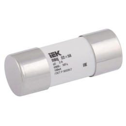Вставка плавкая цилиндрическая ПВЦ 22х58 gG 50А IEK CFL22-050