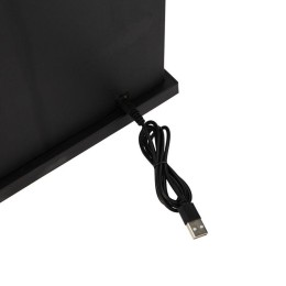 Камин светодиодный "Авангард" 30х13х30см 4LED 5Вт 5В IP20 эффект живого огня USB и элементы питания