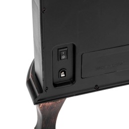 Камин светодиодный "Винтаж мини" 24.8х12.7х30см эффект живого огня USB и элементы питания 3хC (не в