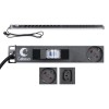 Блок розеток для 19дюйм шкафов PDU-16-10S-10C13-B вертик. 10 розеток Schuko 10 розеток IEC 320 C13 1